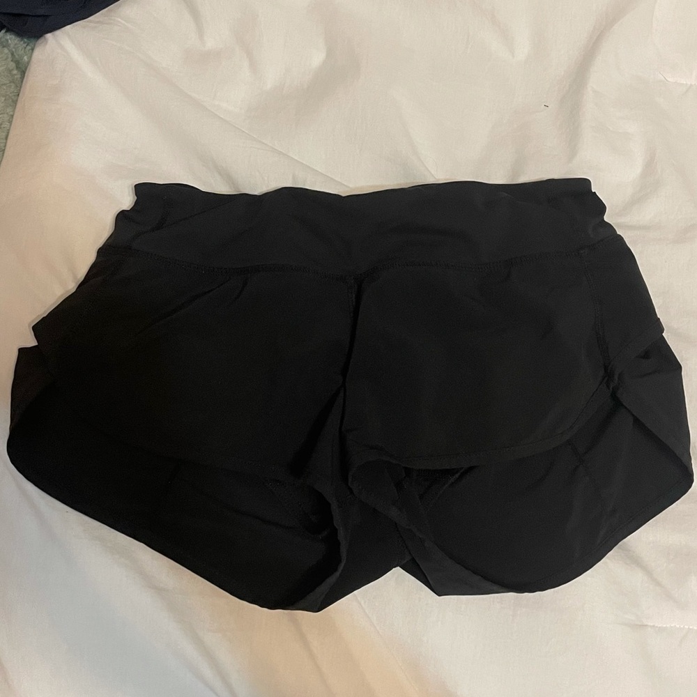 Black Lululemon Shorts Size 4